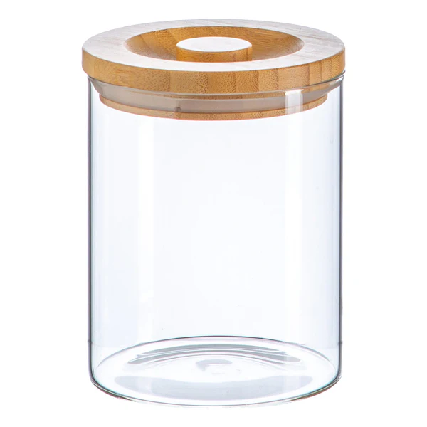 750ml Carved Wood Lid Storage Jar | By Argon Tableware