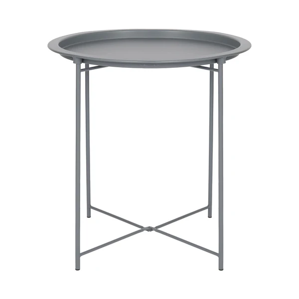Harbour Housewares Round Steel Tray Table - Pack of 1