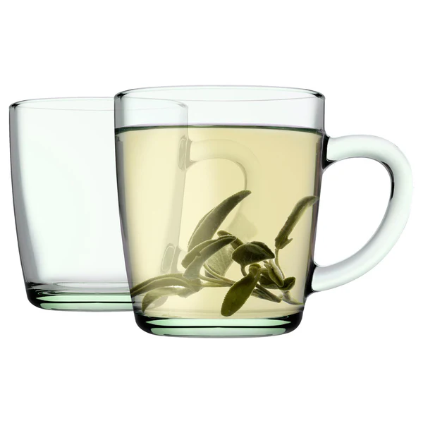 Pasabahce Aware Basic Recycled Glass Mugs - 340Ml - Green - Pack Of 2