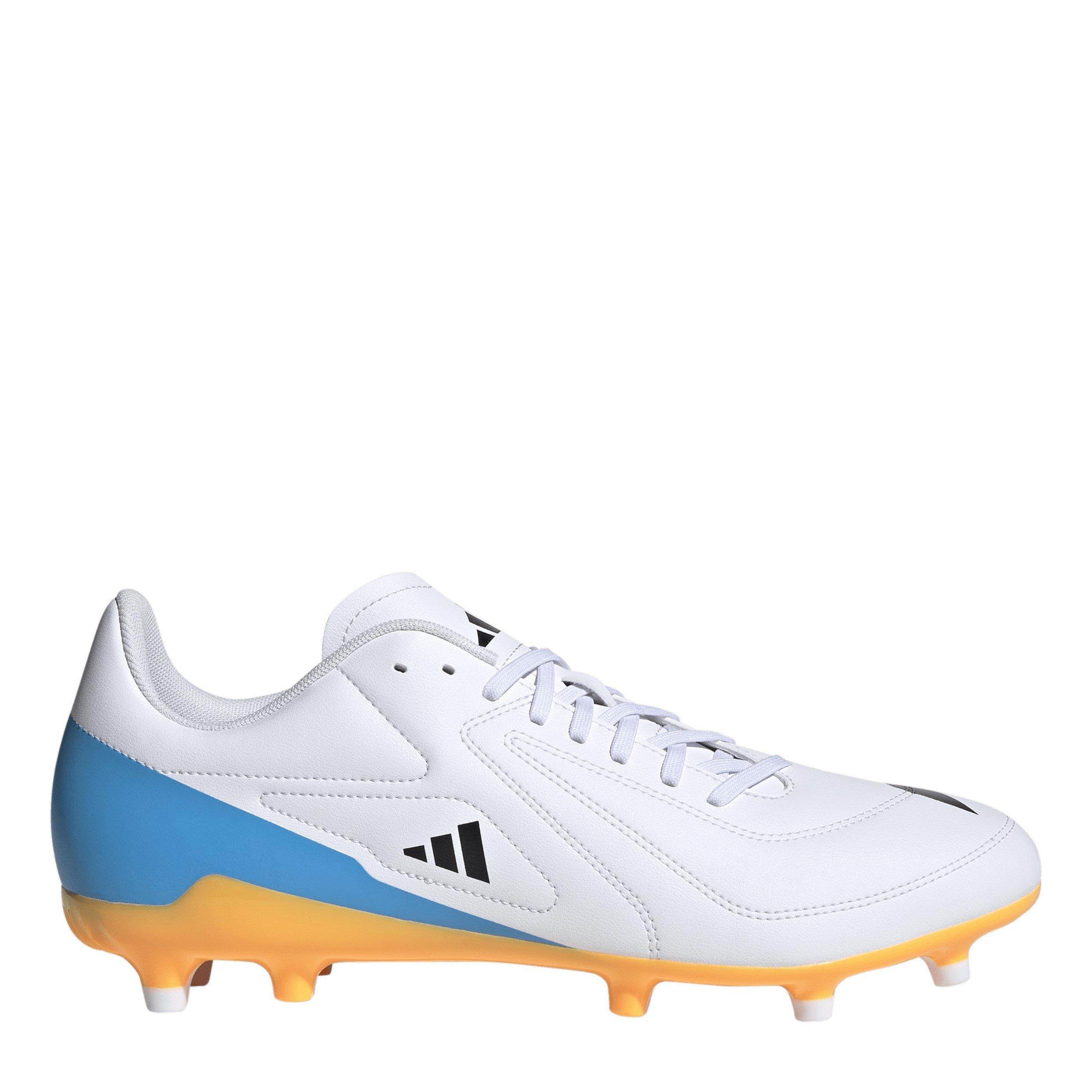 Adidas RS-15 Adults Firm Ground Rugby Boots - White