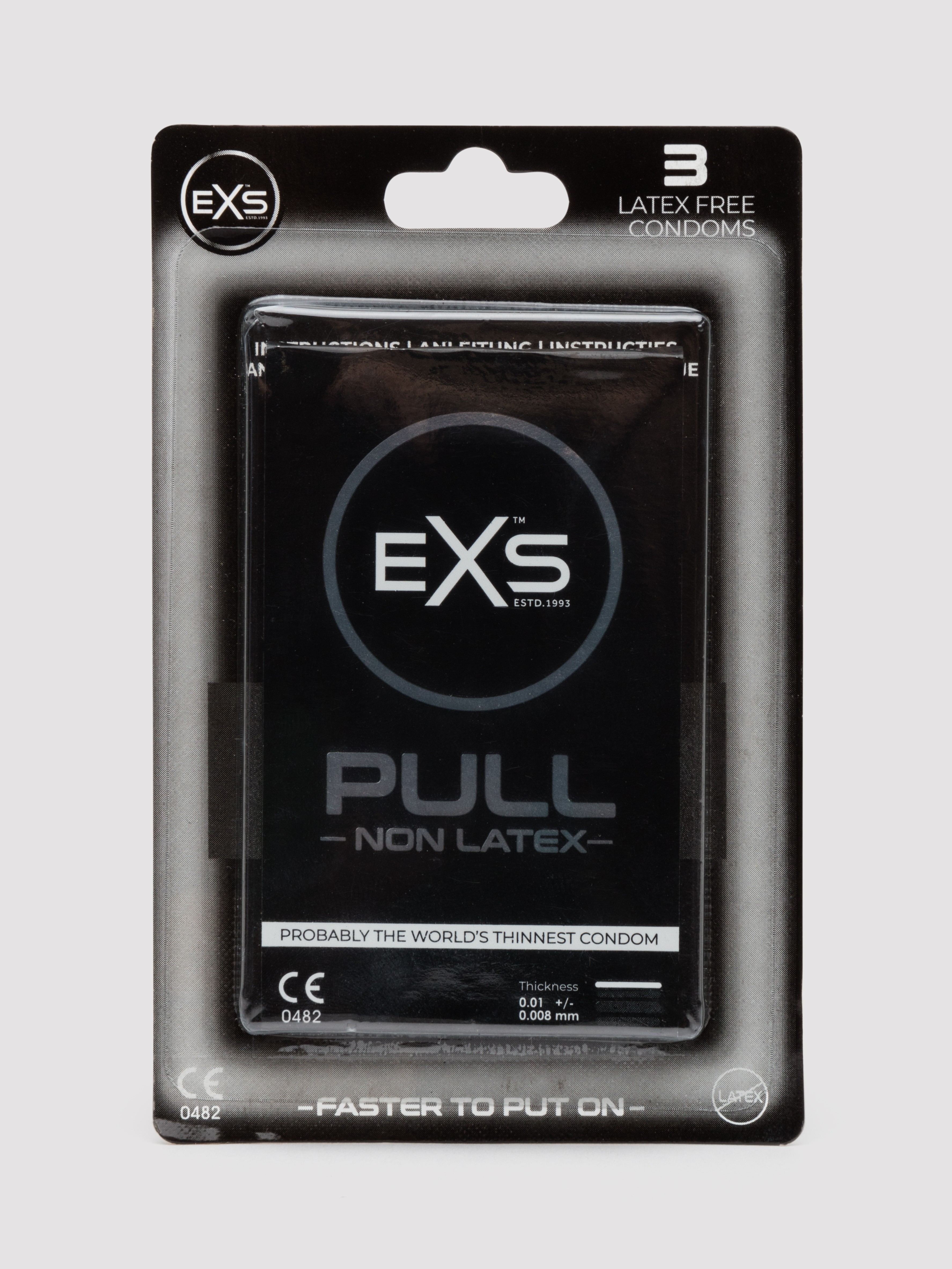 EXS Condoms Exs Pull Latex-free Condoms (3 Pack)