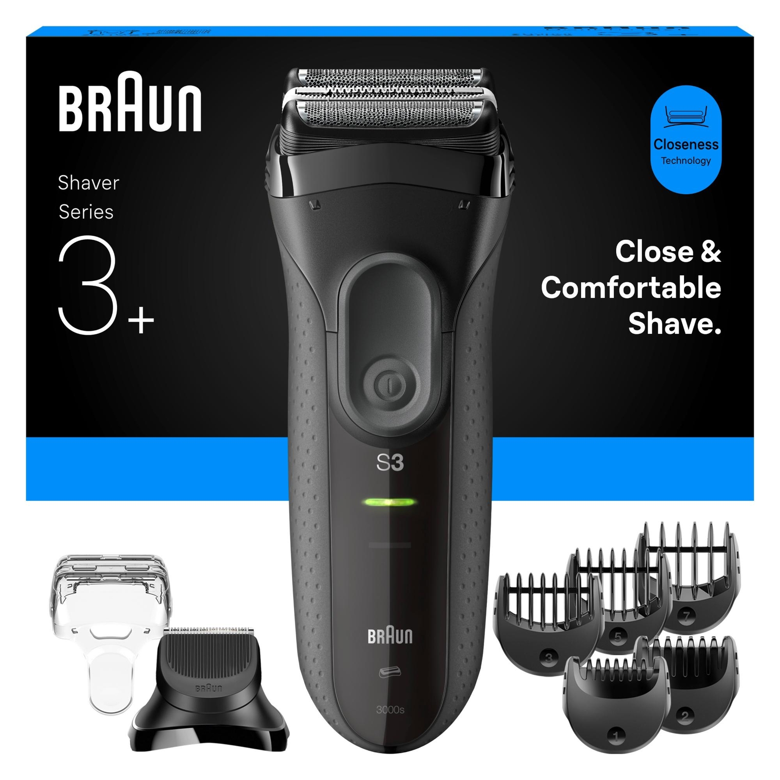 Braun Series 3 ProSkin 3000BT Electric Shaver