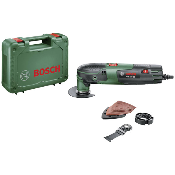 Bosch 0603102001 Multifunction Tool 220W StarLock Case 16-Piece Set