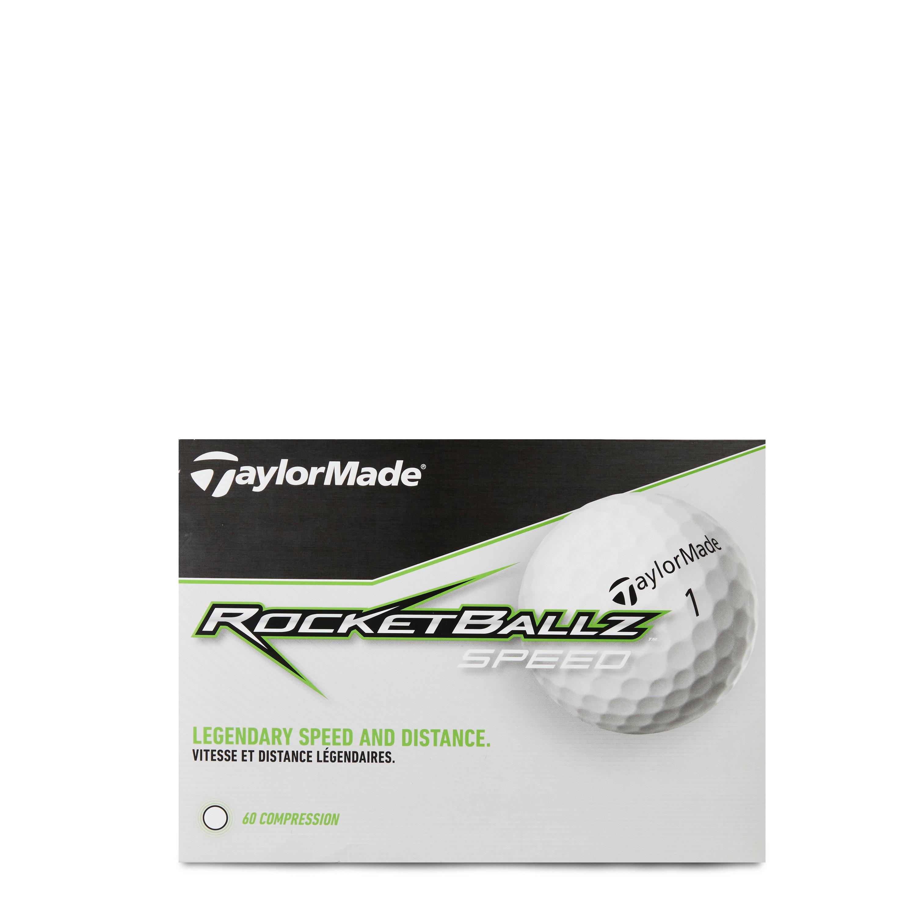 TaylorMade Rocketballz Speed Golf Balls - Black