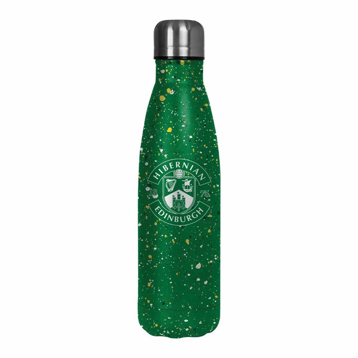 Hibernian FC Paint Splatter Water Bottle