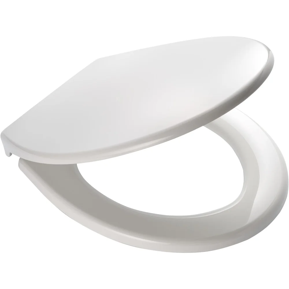 RIDDER Eaddy Soft Close Round Hard Toilet Seat white