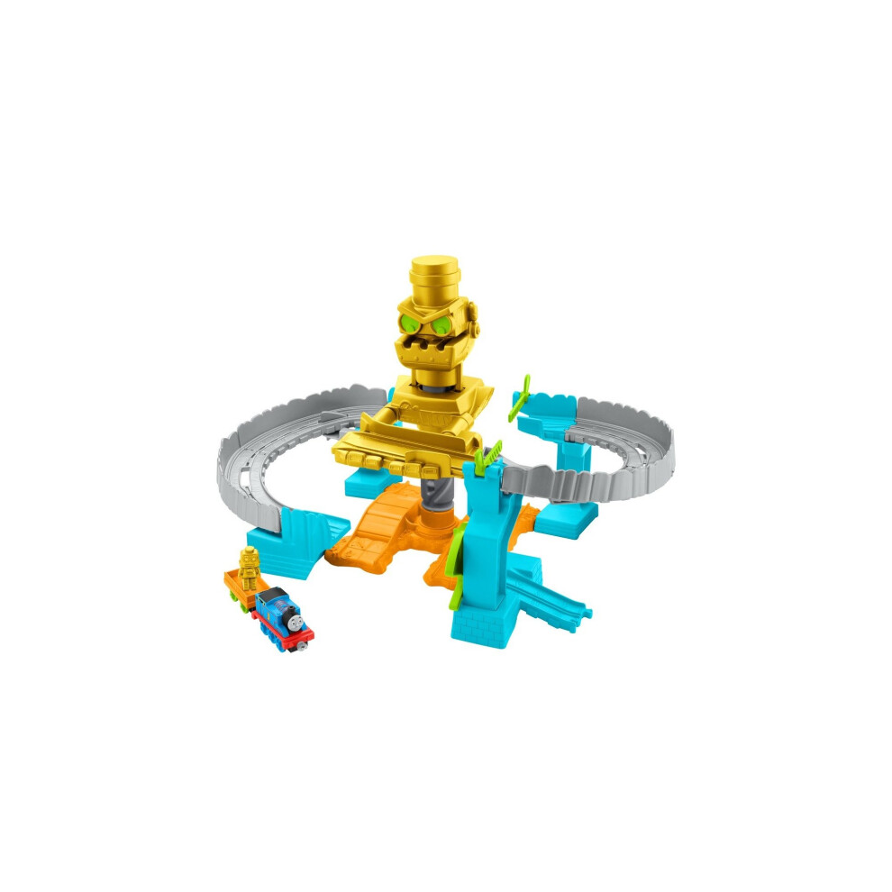 Mattel Thomas & Friends FJP85 Robot Rescue Set, Thomas the Tank Engine Adventures Toy Train Set, Toy Train, 3 Year Old