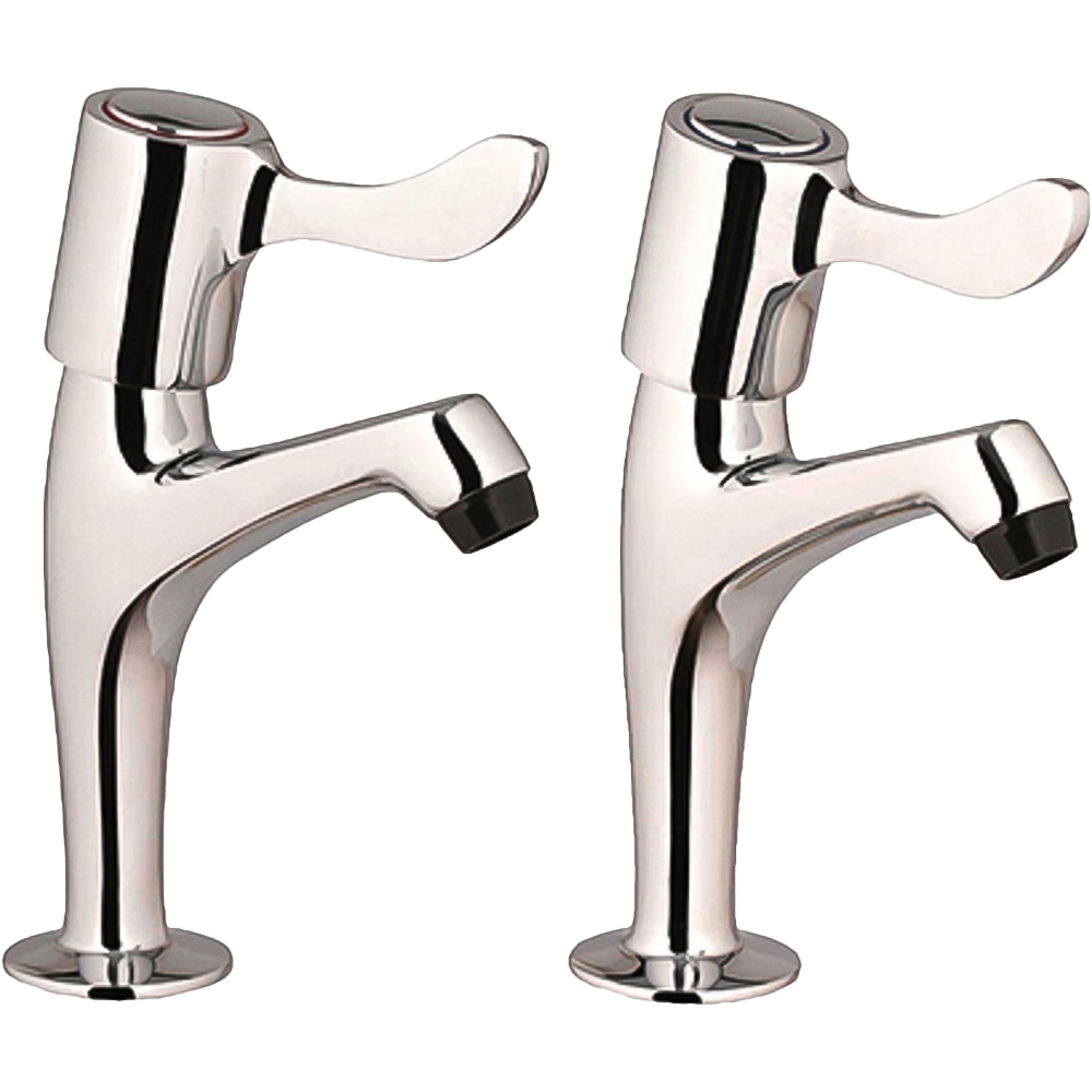 PRO Lever Sink Pillar Taps
