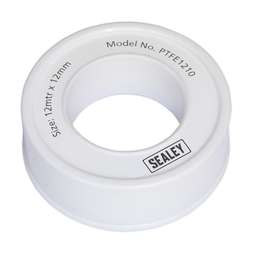 Sealey PTFE Thread Sealing Tape 12mm x 12m, Pack of 10