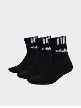 Mi-chaussettes linéaires 3-Stripes (x3)