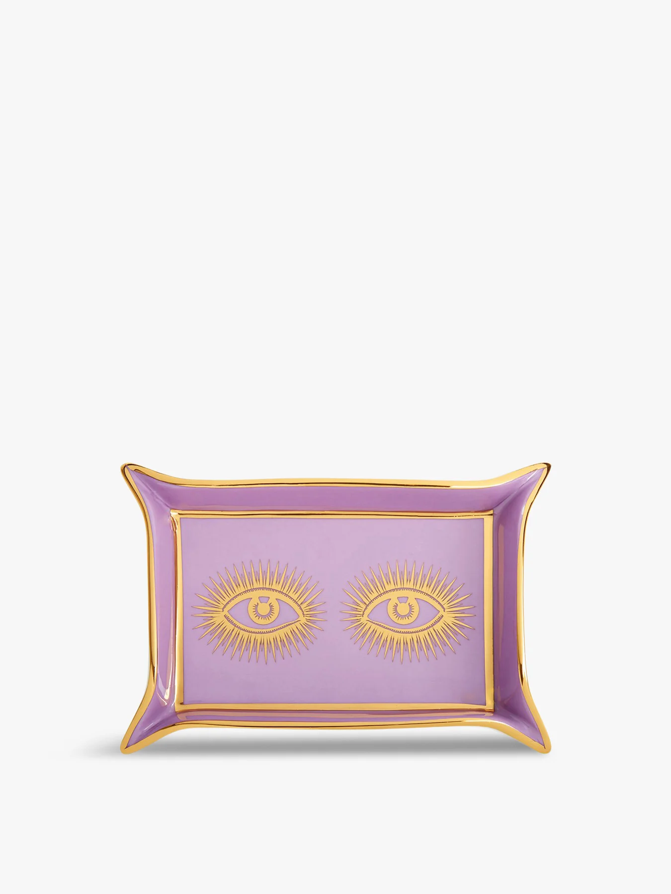 Jonathan Adler - Eyes Valet Tray - Purple/Gold