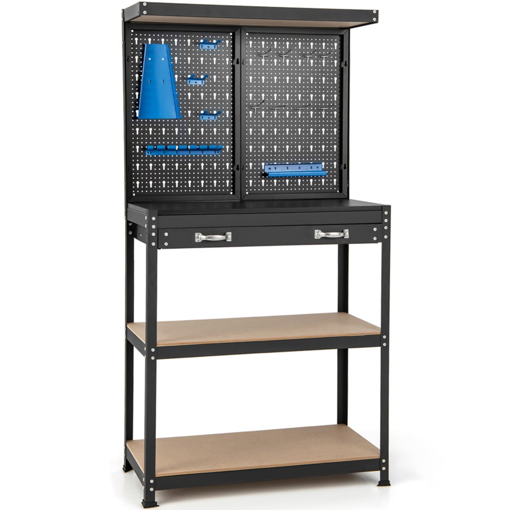 Costway Blue Tool Storage Workbench
