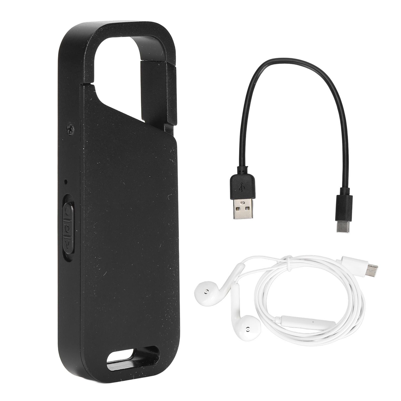 DIYelecs Digital Voice Recorder Multifunction AI Intelligent HD Noise Reduction MP3 Player Voice Activated 4G