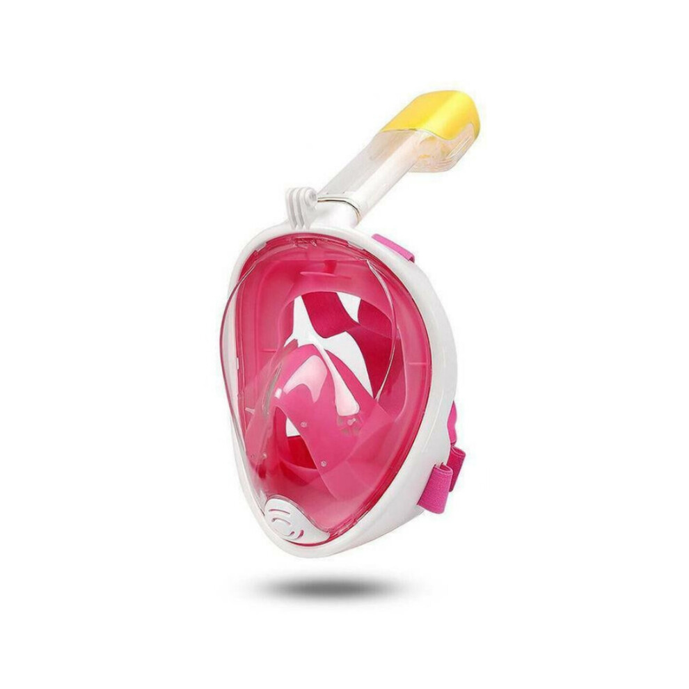 Unbranded (Pink, L/XL) Full Face Snorkel Mask | Shallow Water Snorkel