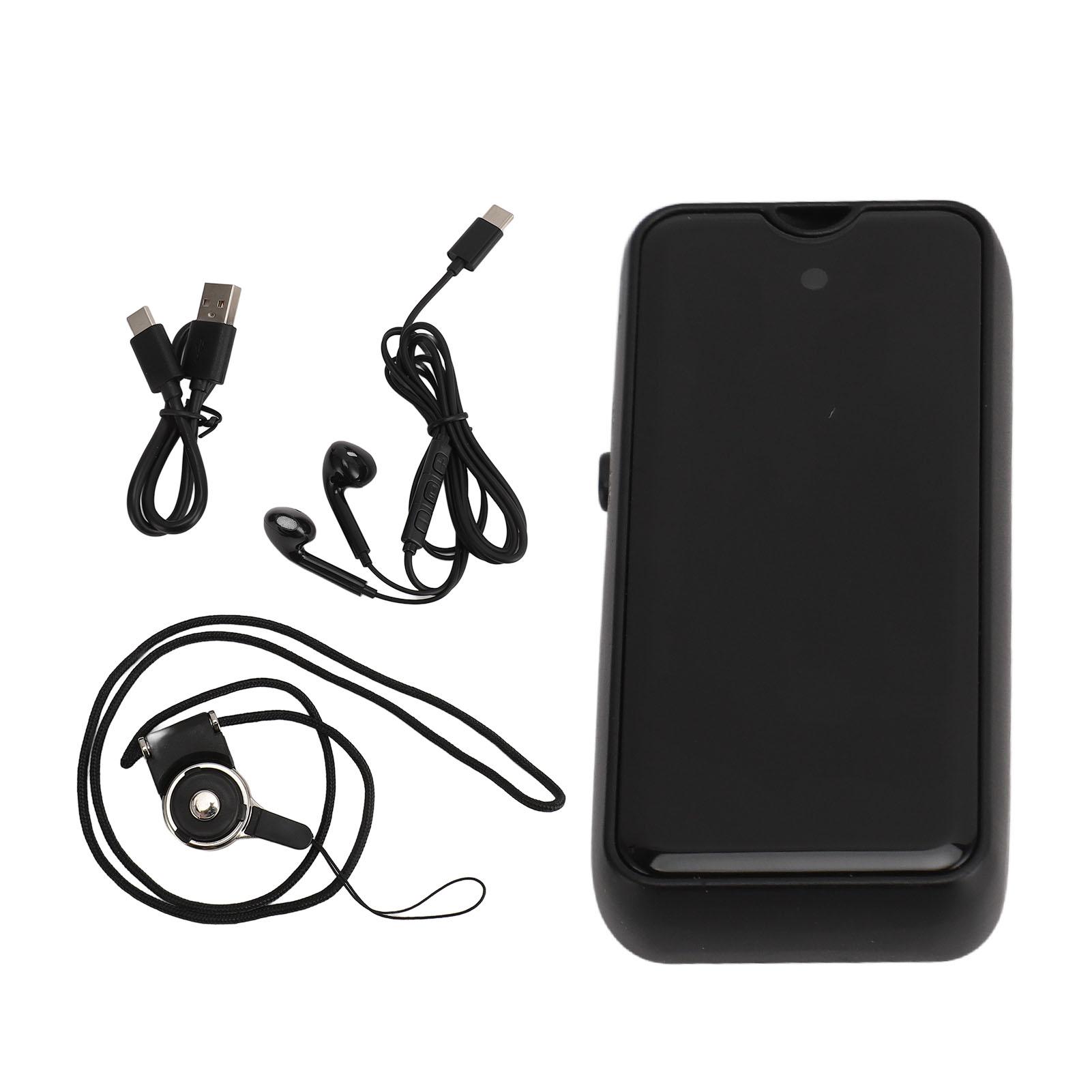 DIYelecs Magnetic Voice Recorder DSP Noise Reduction One Click Portable Voice Activated Recorder with