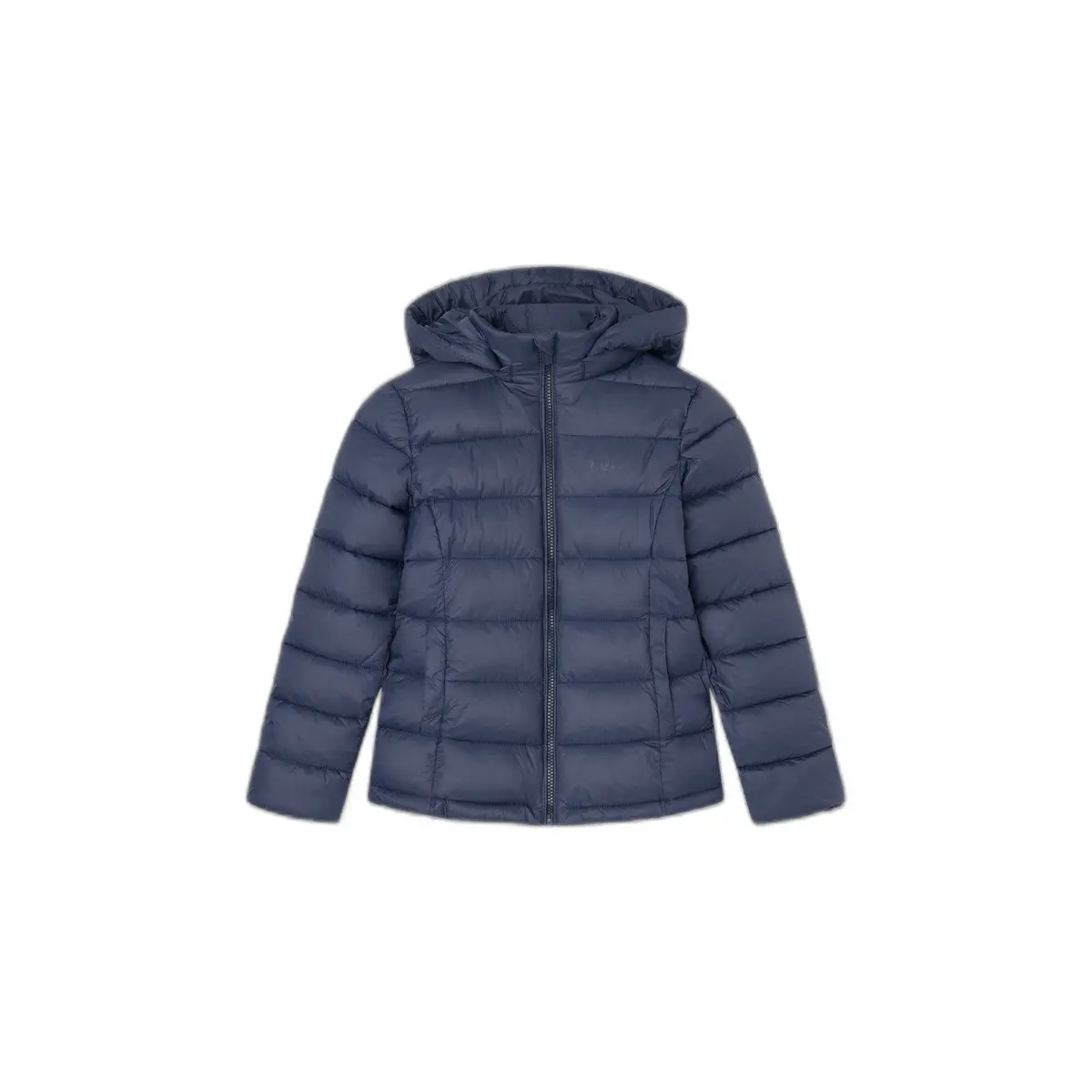 Pepe Jeans Girls Recycled Quilted Padded Jacket With Hood