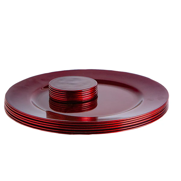 Argon Tableware 12 Piece Melamine Charger Set