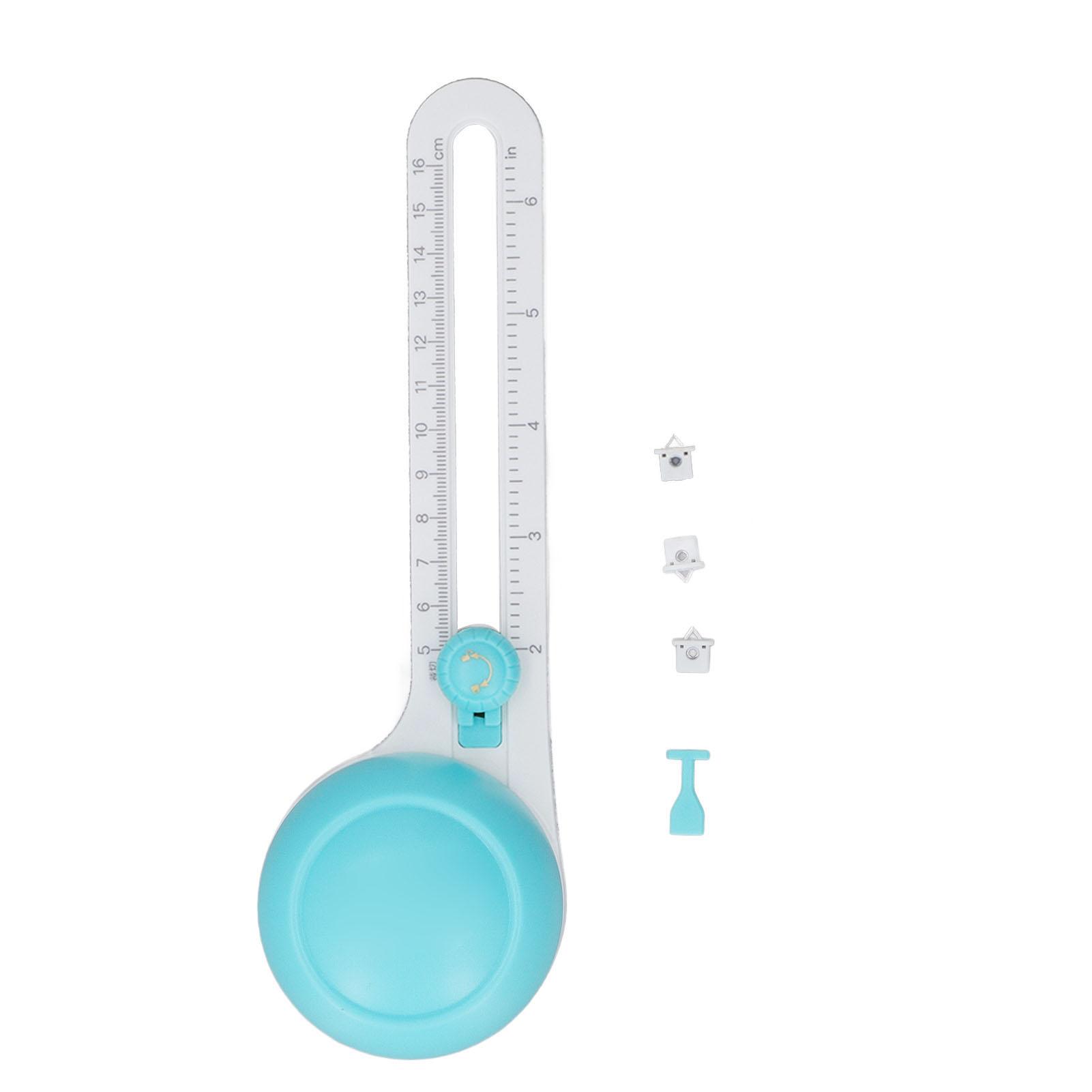 GoolRC Circular Paper Cutter 360 Degree Rotation Clear Scale Slide Adjustment Anti Slip Circle Paper