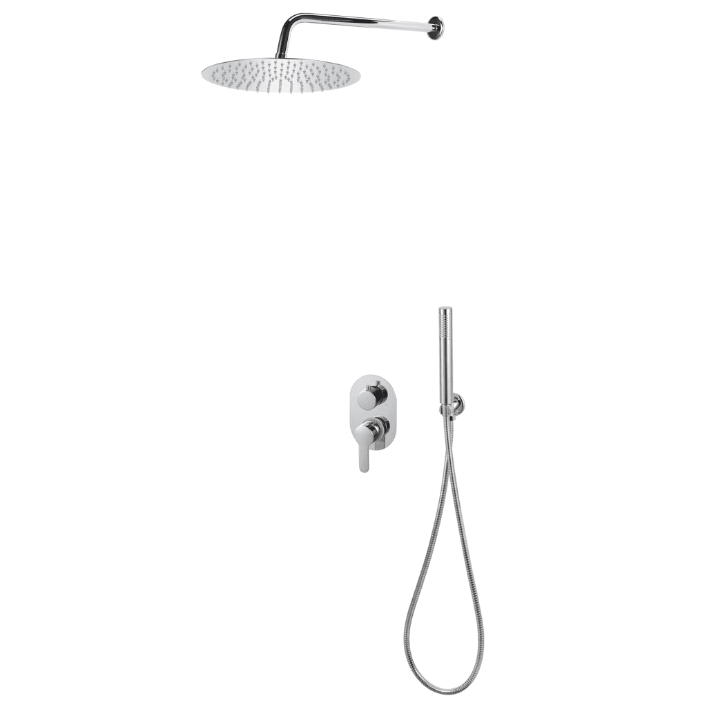 VidaXL Shower System Stainless Steel 201 Silver