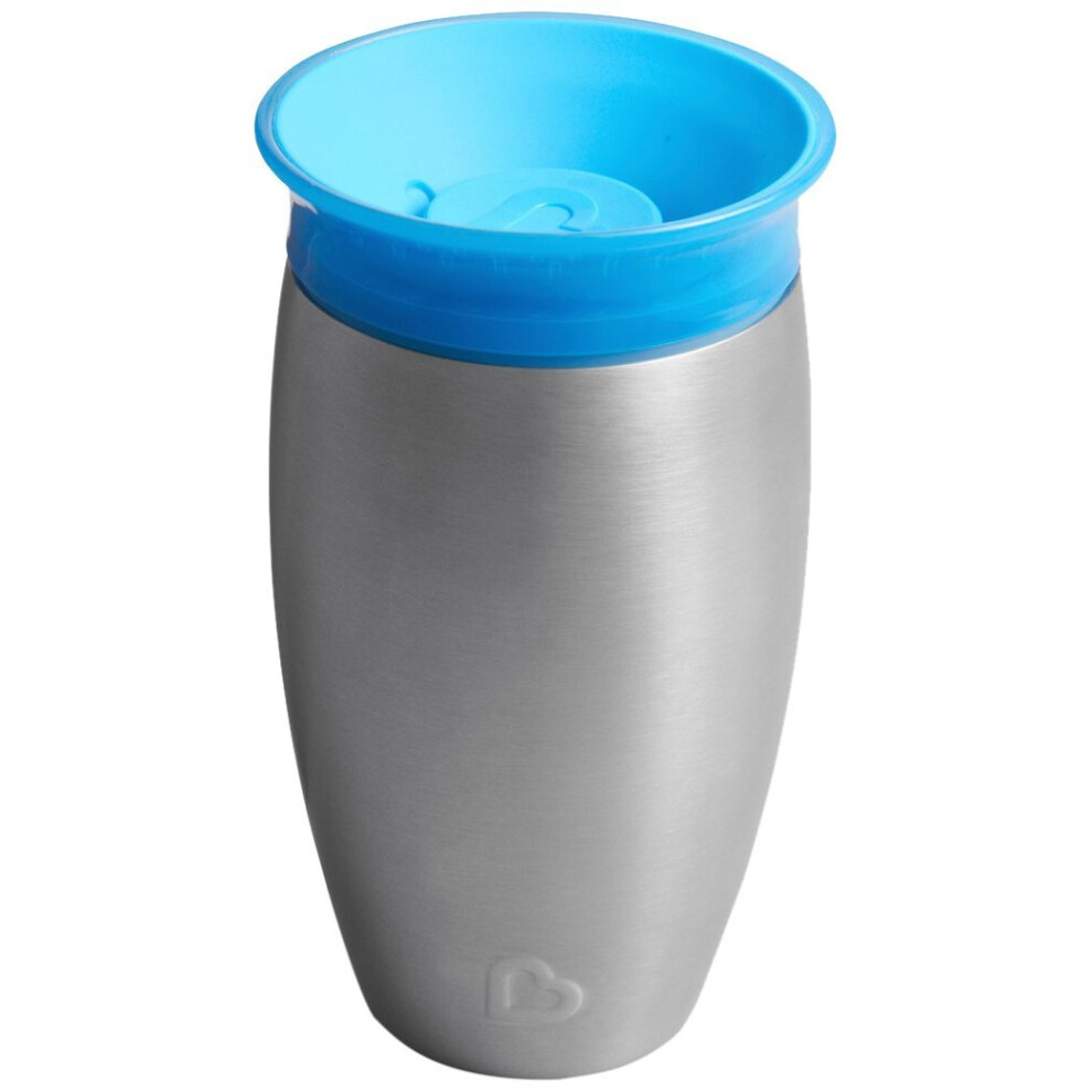 Munchkin Miracle 360 Degree Stainless Steel 296ml Sippy Cup - Blue Blue Unisex