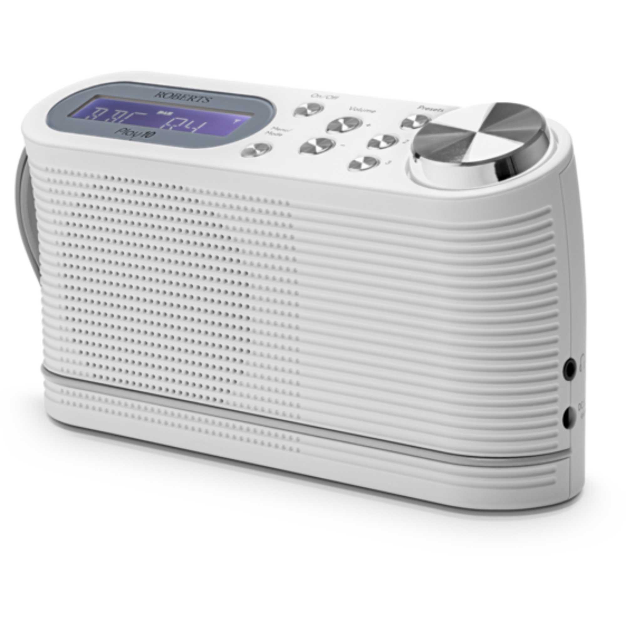 Go Roberts PLAY10W Digital Radio with FM Tuner - White