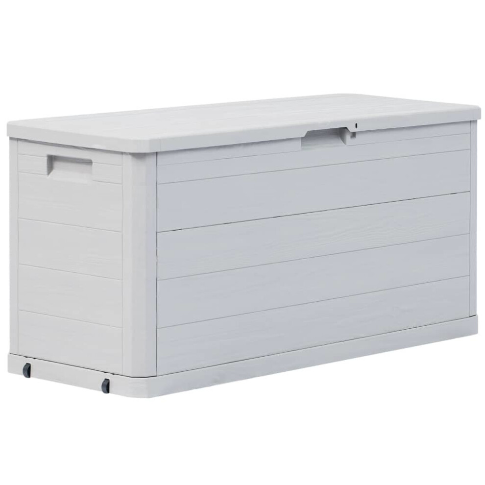 VidaXL Garden Storage Box 280 L Light Grey