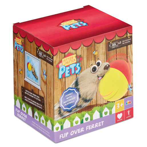 Addo Toys Pitter Patter Pets Flip Over Ferret Electronic Pet