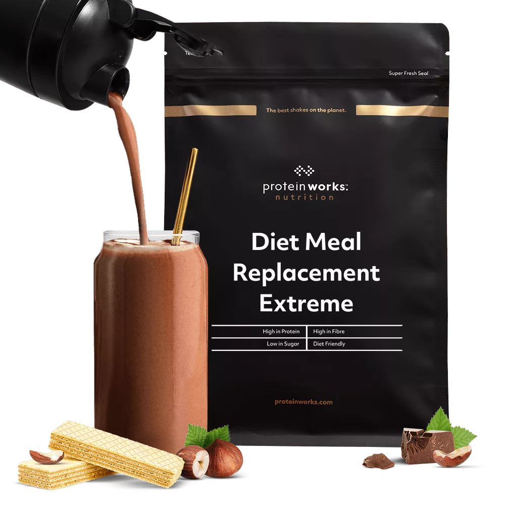 Protein Works Diet Meal Replacement Extreme - 66 Meals - Chocolate Bueno - 4kg - From 200 Calories - Protein Works - Meal Replacement Powder - Nutritionally