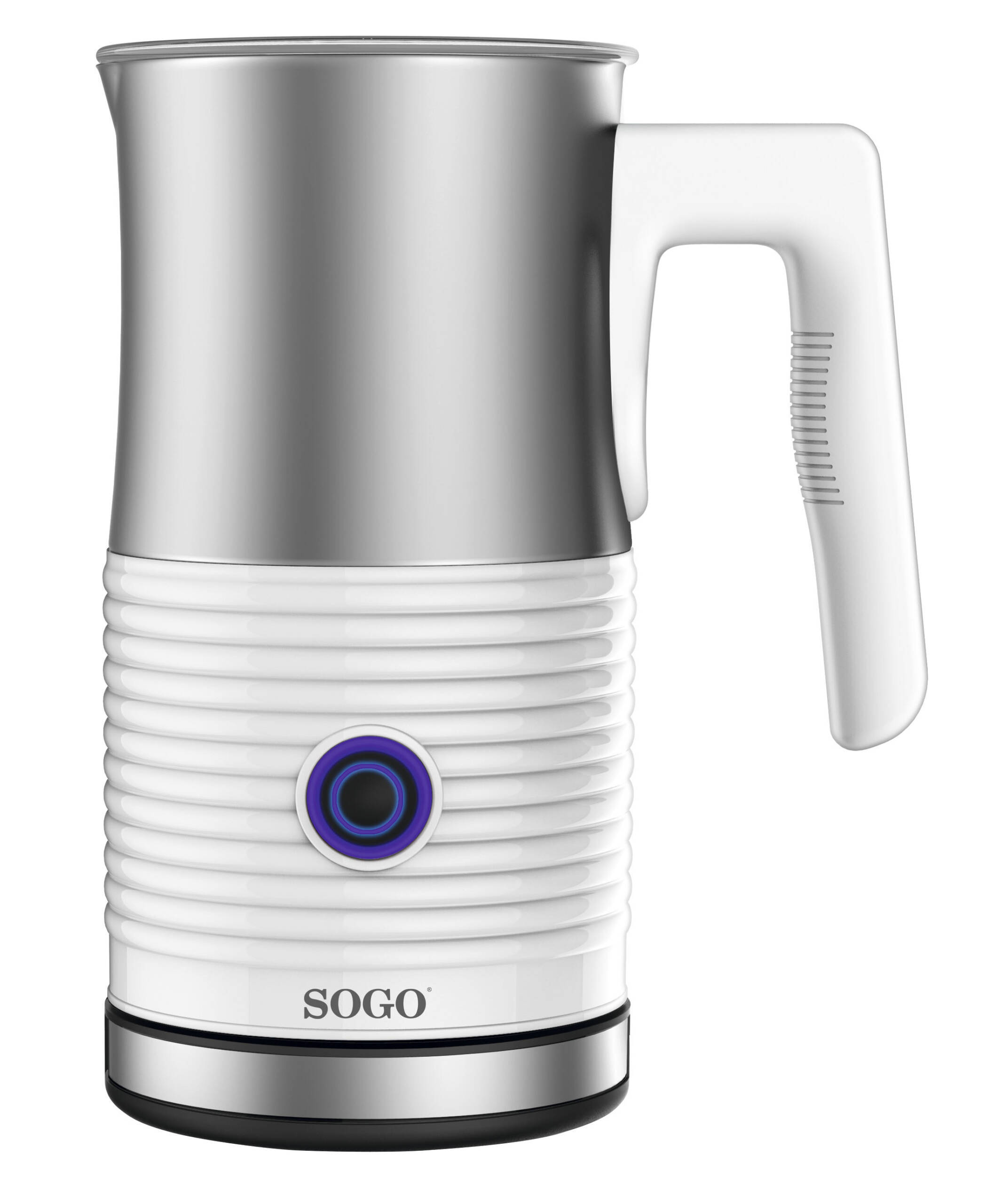 Sogo Cordless 300ml Automatic Milk Frother gray,white