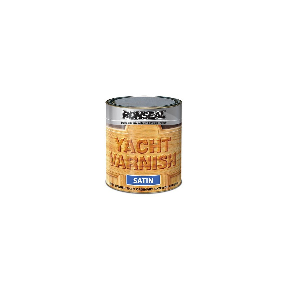 Ronseal Exterior Yacht Varnish Satin 500ml Rslyvs500