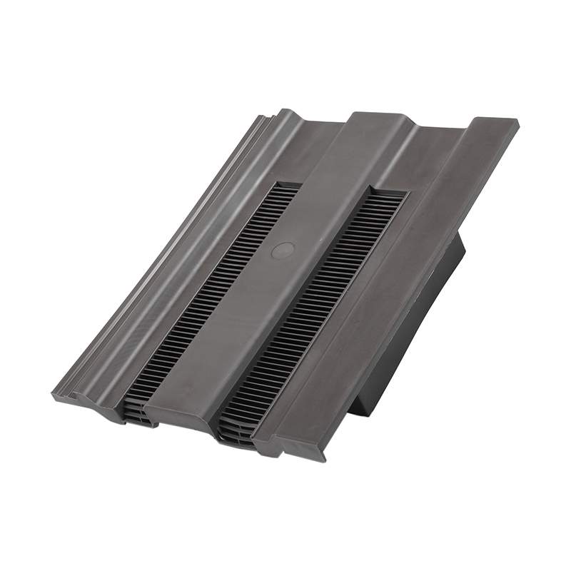 HAMBLESIDE DANELAW Castellated Flush Fit Roof Tile Vent - Grey HD TV15/4-G