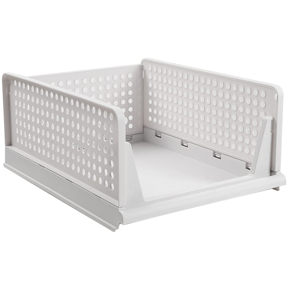 Living And Home Stackable Pull Out Wardrobe Storage Drawer