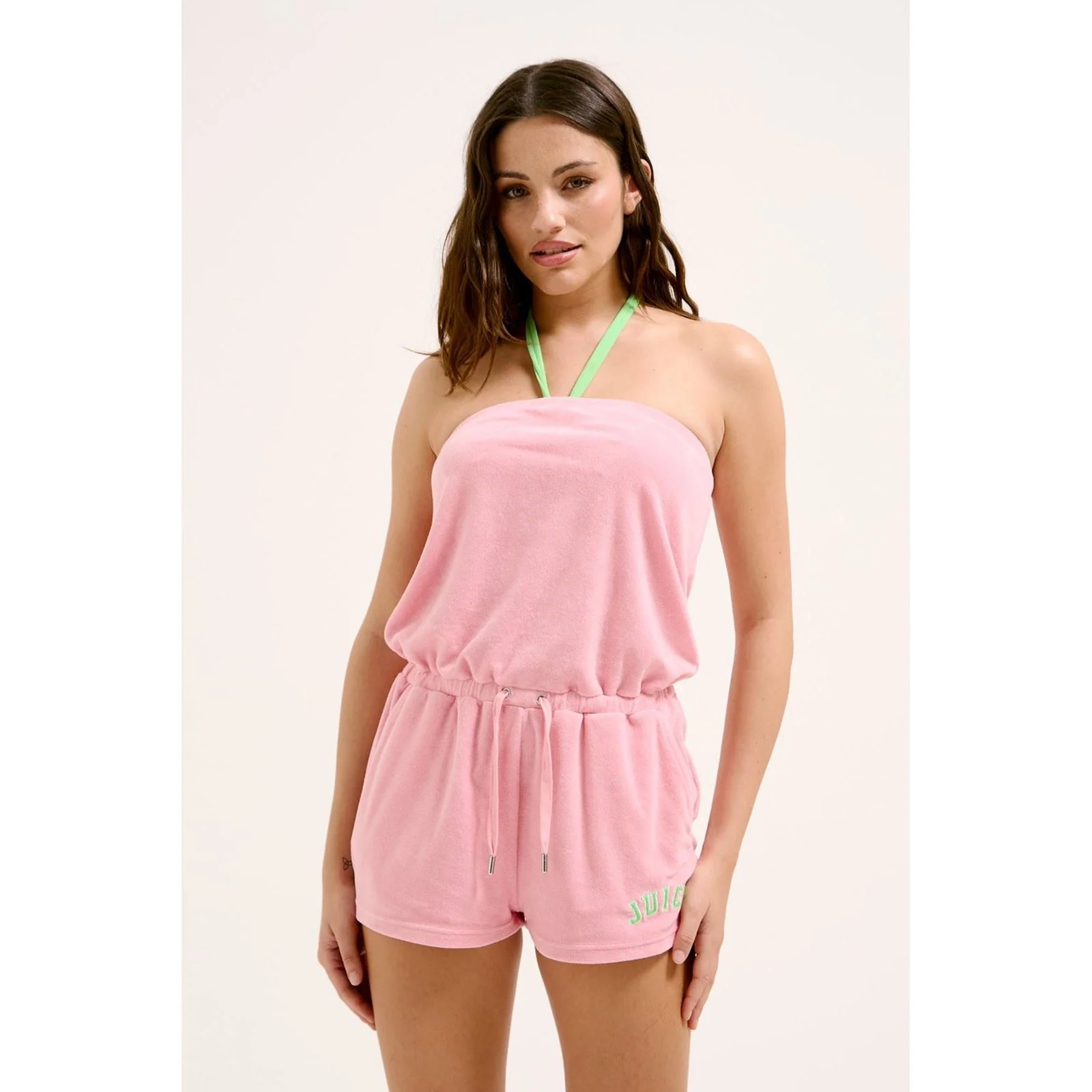 Juicy Couture Ronjon Romper Cotton Women's Pink