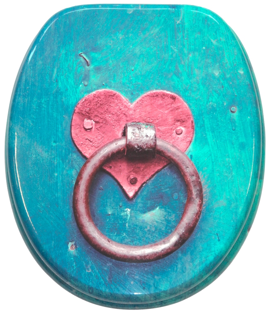 Sanilo Knocker Soft Close Elongated Toilet Seat brown