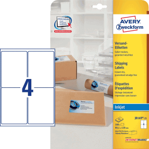Avery J8169-25 addressing label White