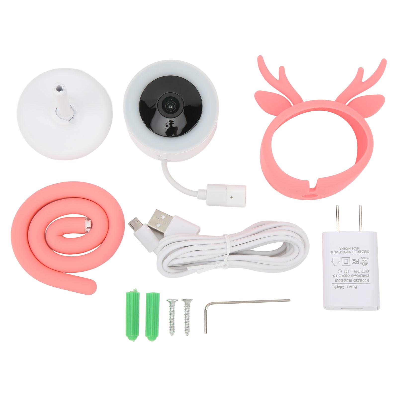 Konnwei 4MP HD Wireless Wifi Baby Monitors Mobile Phone Remote 2 Way Voice Intercom Baby Monitor for Crying US Plug