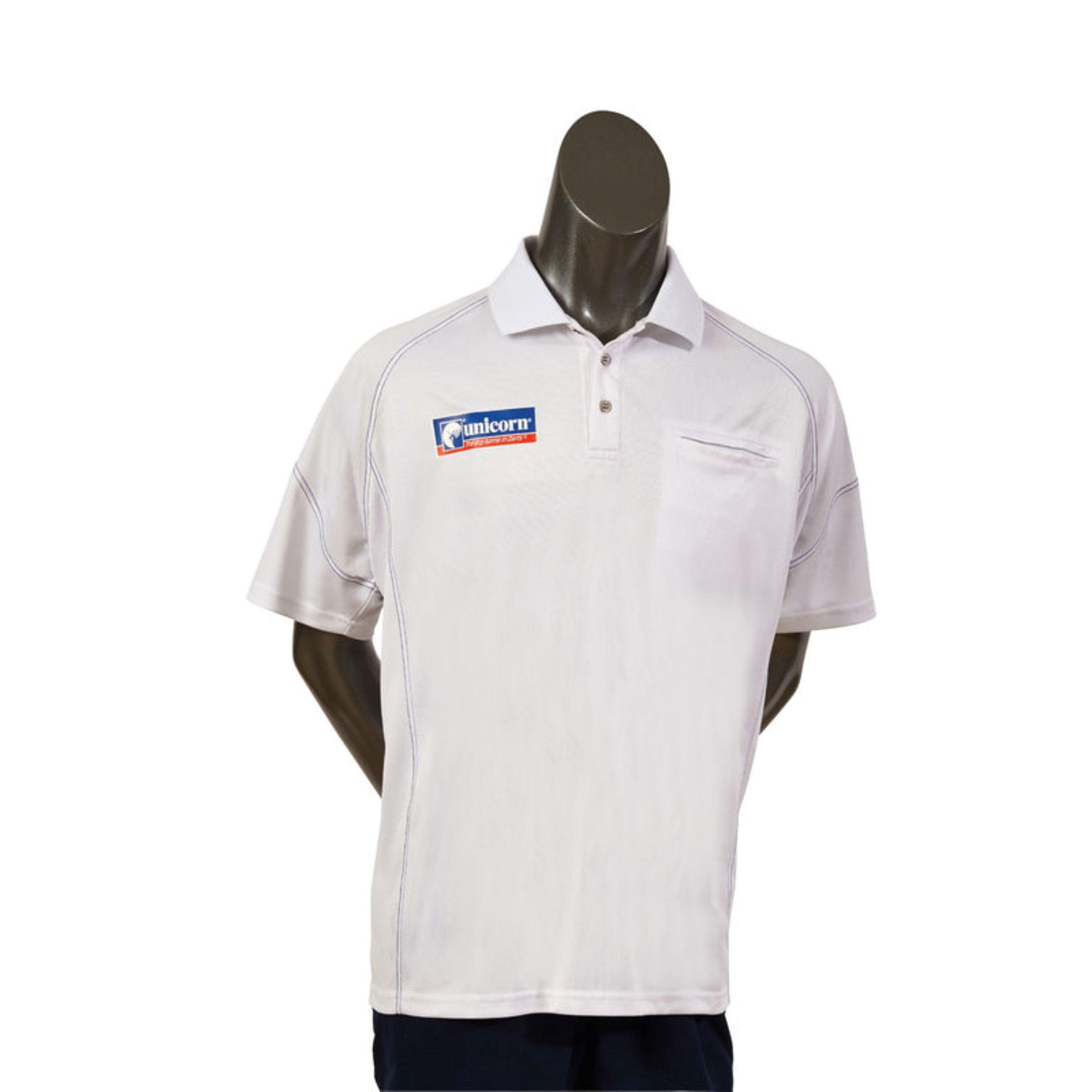 Unicorn Darts Team Shrt - White