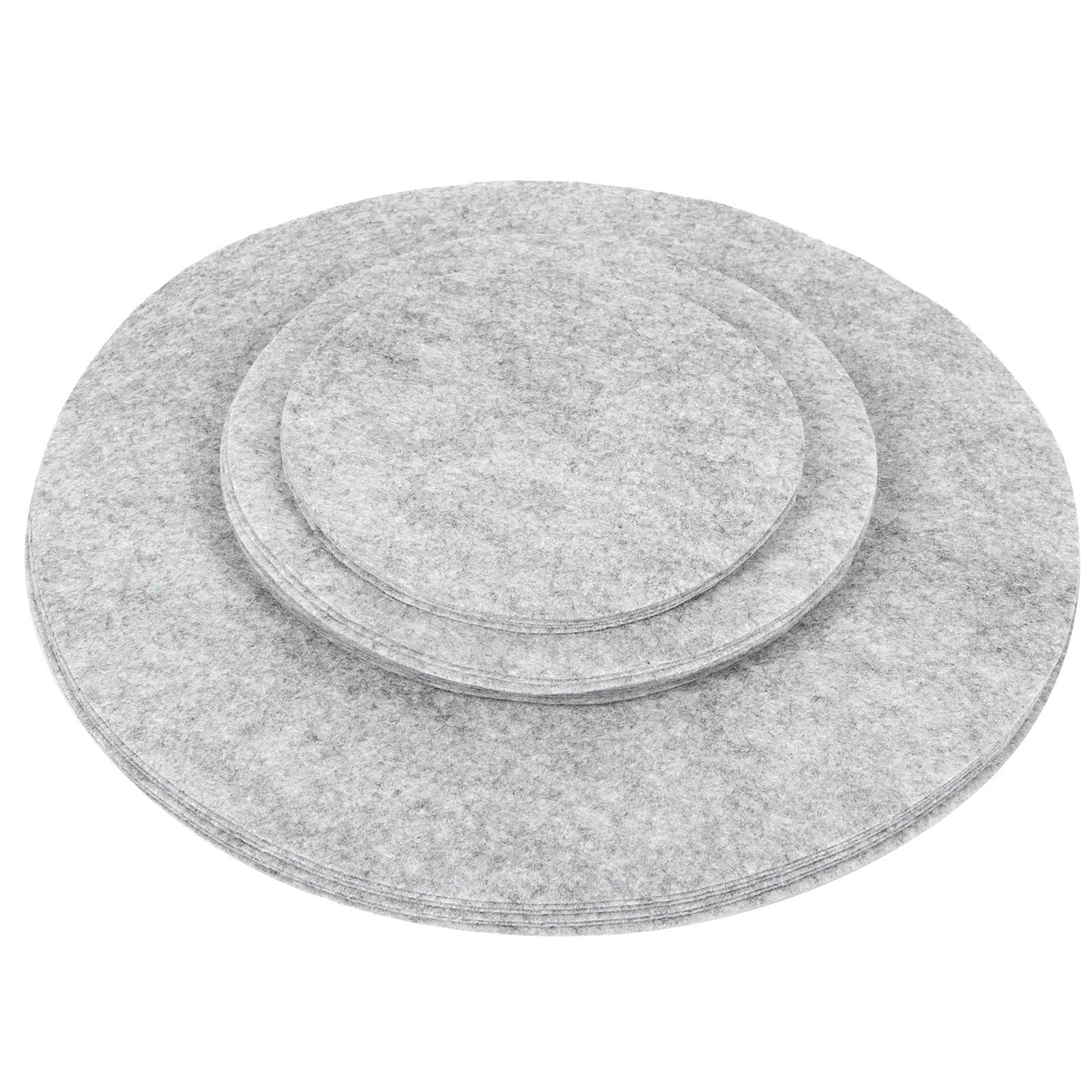 COSYHOME Soft Felt Plate Dividers Pan Separator Pads Cookware Bakeware Dish Pot Stacking ProtectorsGray 24PCS gray