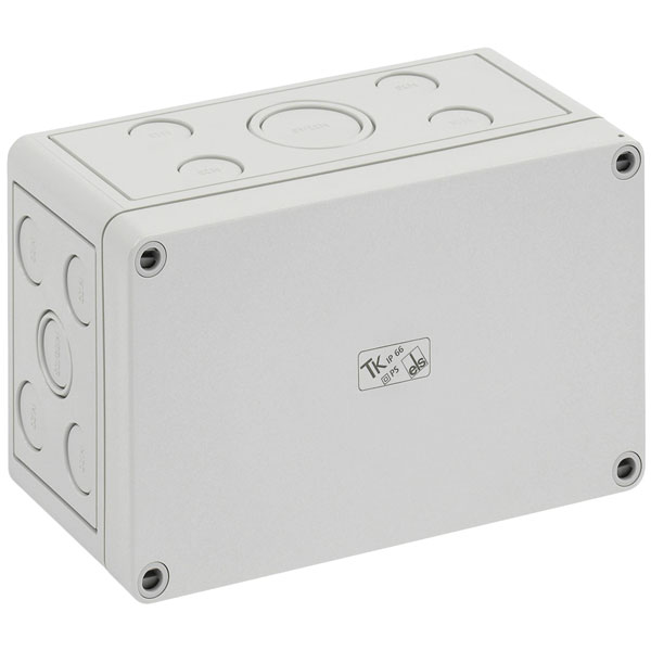 SPELSBERG TK PS Series Grey Polystyrene Enclosure, IP66, Grey Lid, 130 x 130 x 75mm