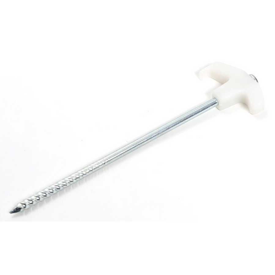 HI-GEAR Glow-in-the-Dark Screw Tent Pegs, Clear