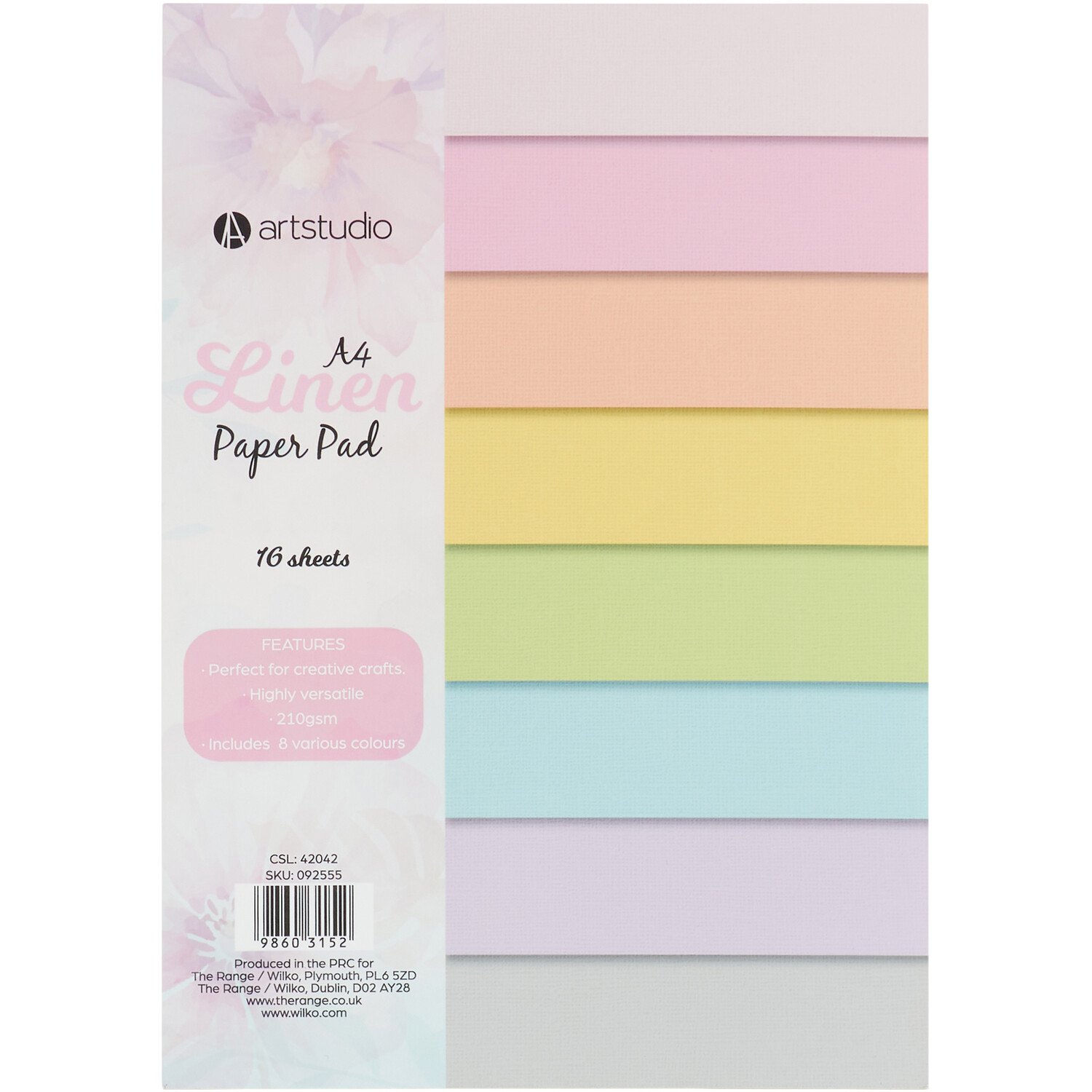 Art Studio A4 Linen Paper Pad