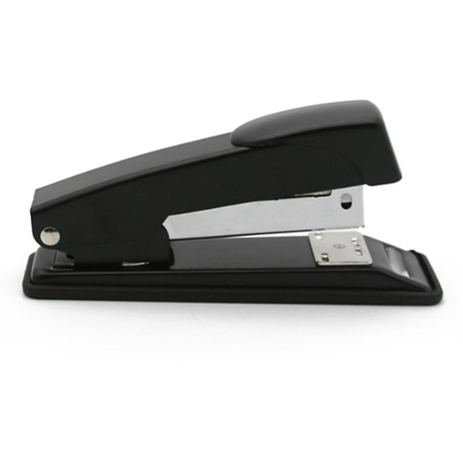 ZEBLAZE Desktop Stapler Alloy Multifunction Portable Office Stapler for Home School Office Black