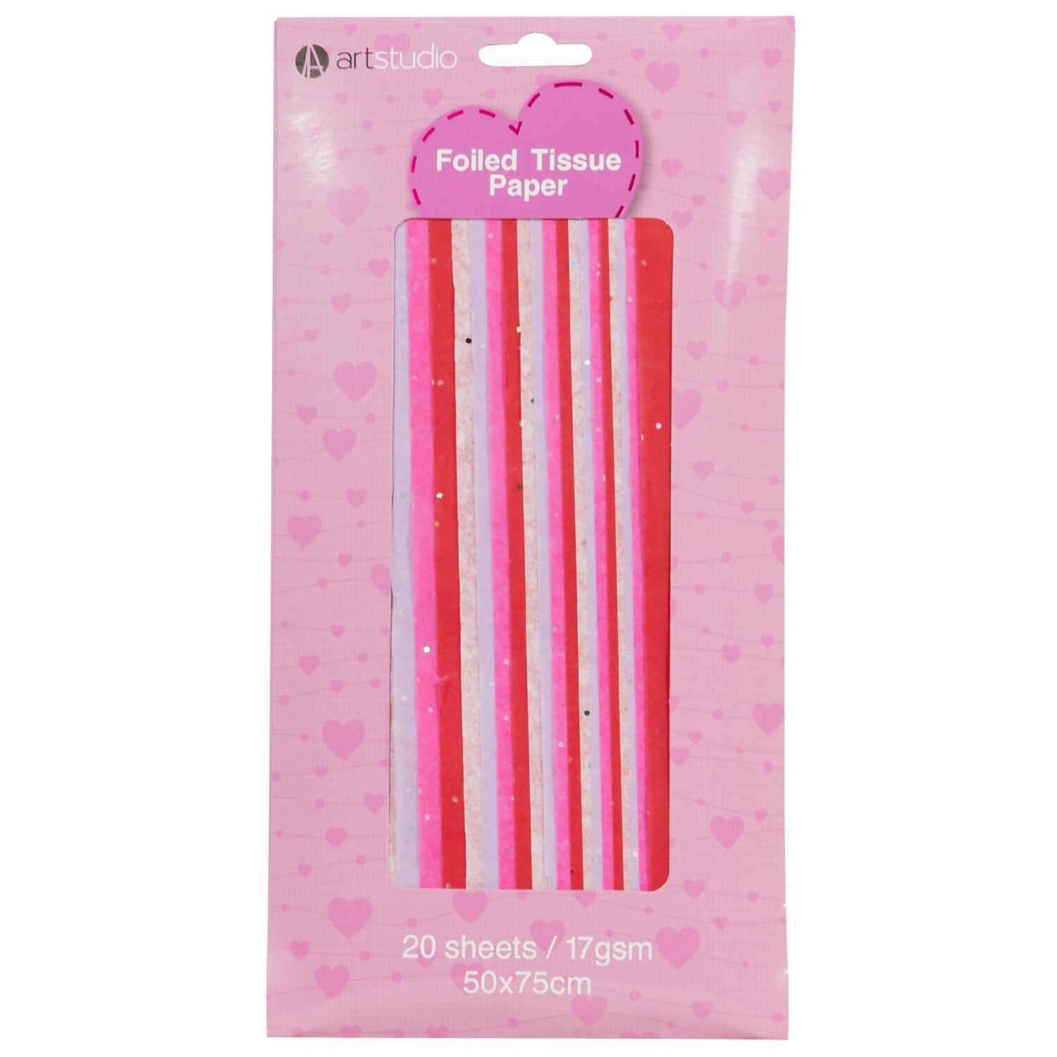 Pack of 20 Foiled Tissue Paper - Multicolour