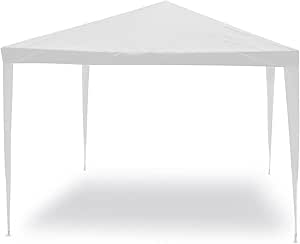 Biacchi Gazebo 3x4mt bianco telo PE 110gr/m2 arredo giardino esterno FACILE G1617006