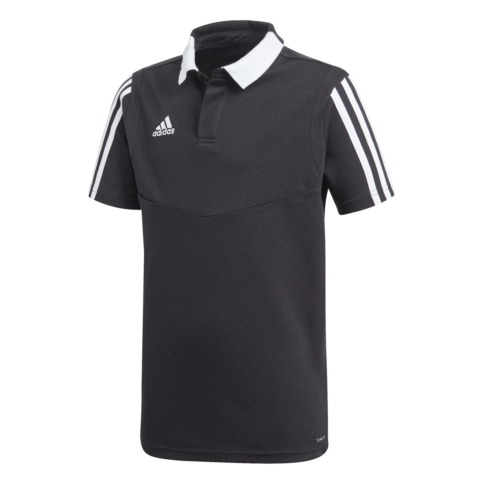 Adidas United Stand Tiro 19 Polo | Men's | Black/White | 11-12 Years