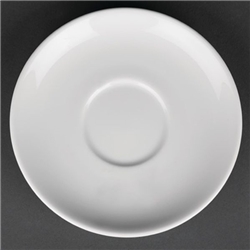 Royal Porcelain Classic White Tea Cup Saucers 150mm