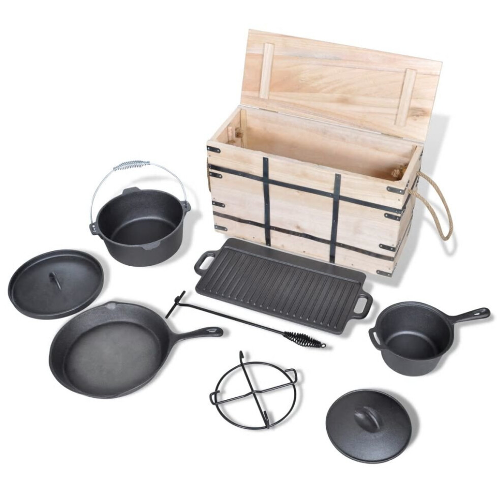 VidaXL Dutch Oven Set 9pcs