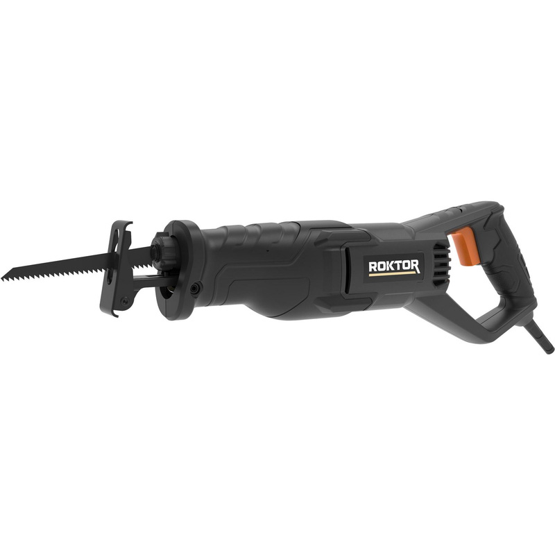 ROKTOR 850w Reciprocating Saw 230v In Black Steel