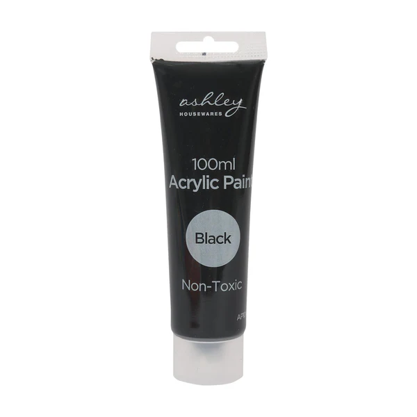 ASHLEY Acrylic Paint - 100Ml - Black