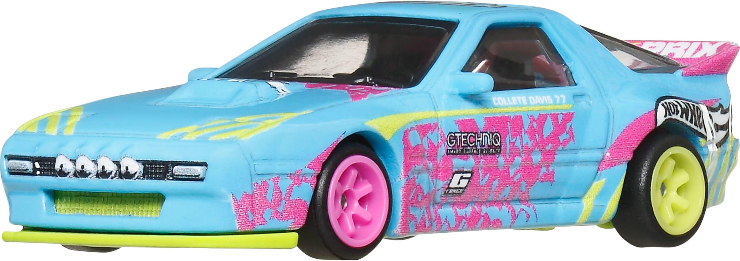 Mattel Hot Wheels Car Culture Silhouette Mazda Fc Pandem Vehicle Toy Mini Car 3 Years Old And Up Blue Jbk60 Rx-7 Blue